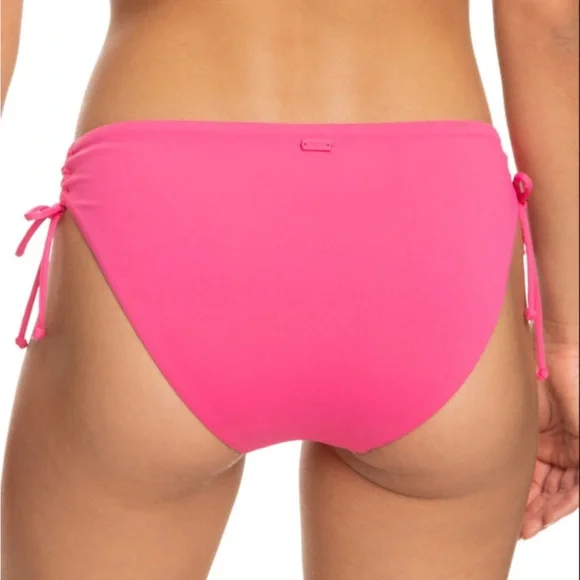 💕 Roxy Solid Beach Classics Hipster Lace Bikini Bottoms - Picture 2 of 9